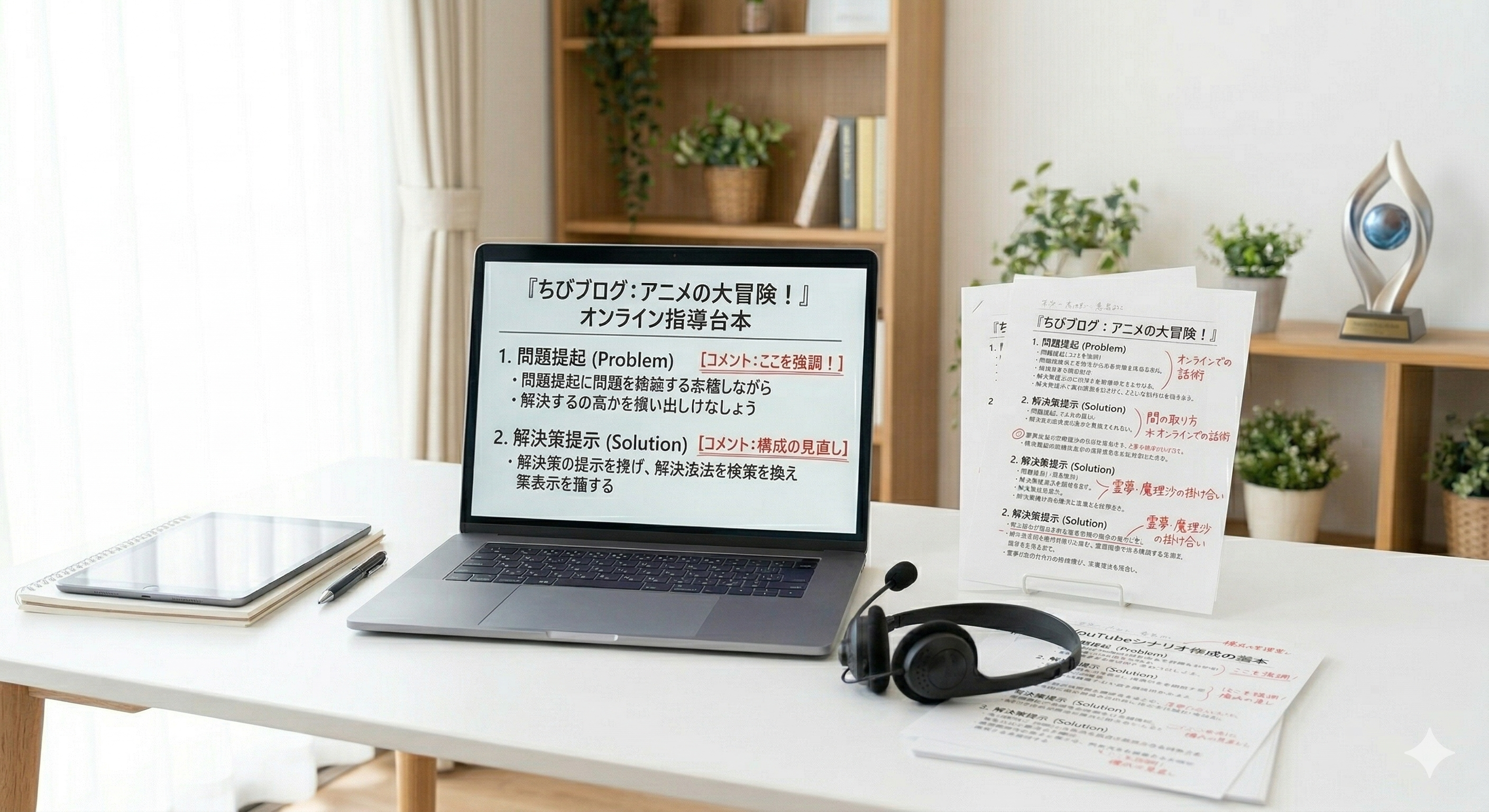 YouTube シナリオ作成＆指導