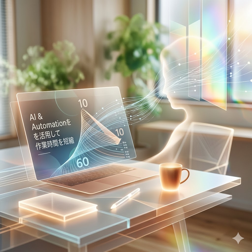 AIとGASによる業務自動化のイメージ